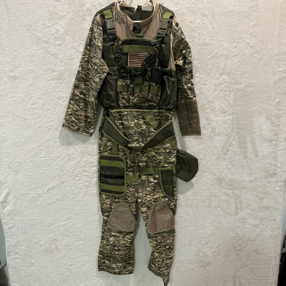 Special Forces Desert Camo Suit Costume Teetot & Company Kids 7/8